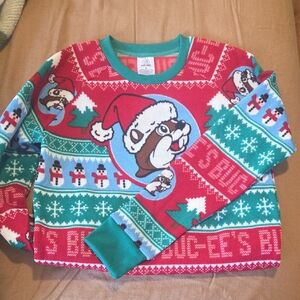 Festive Kids Holiday Sweater - Red and Green